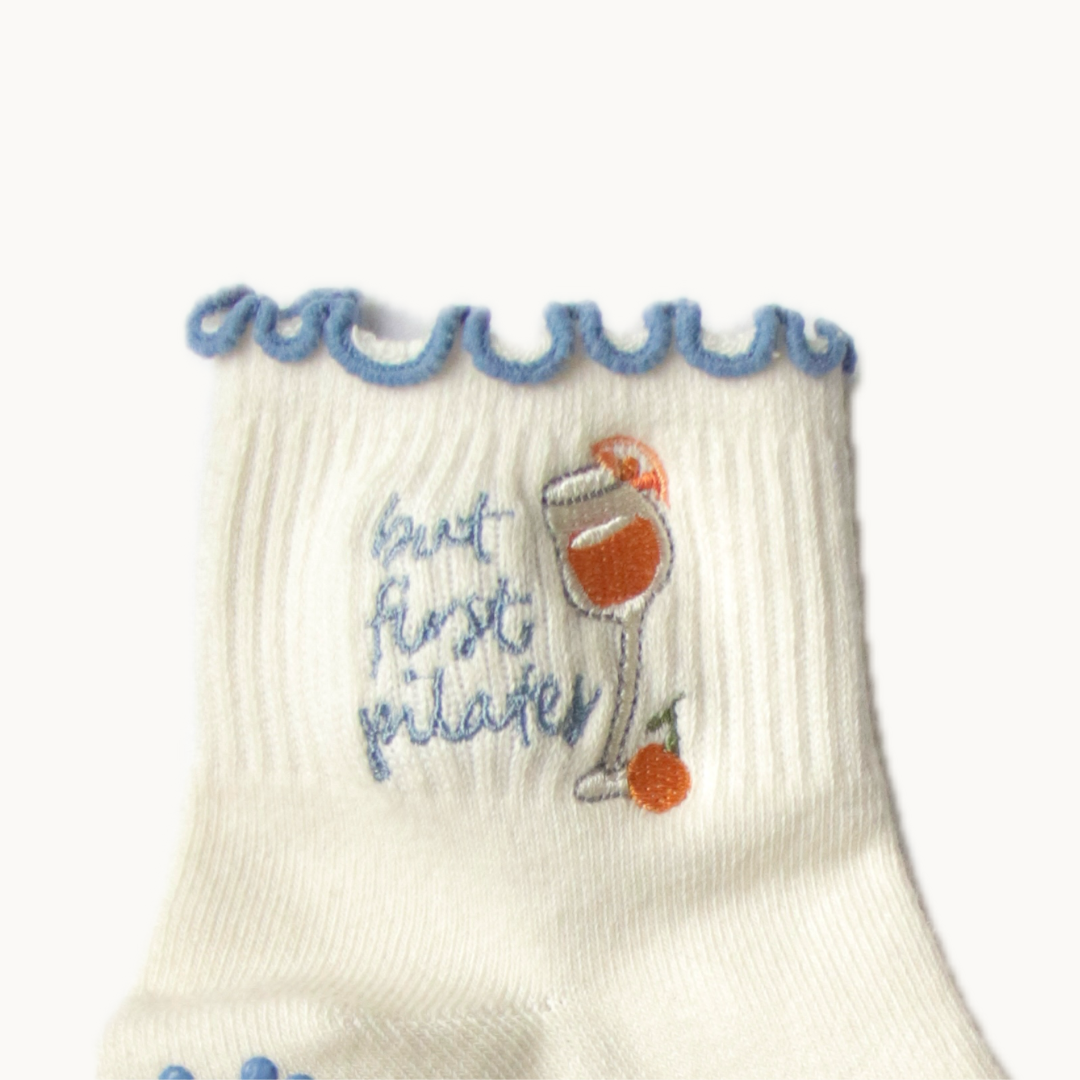 Aperol Spritz & Pilates Grip Socks